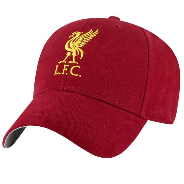 Liverpool FC Unisex Adult Core Cap - Razor Red/Yellow