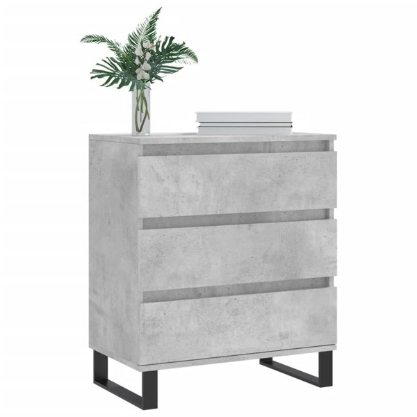 Berkfield Sideboard Concrete Grey 60x35x70 cm Engineered Wood