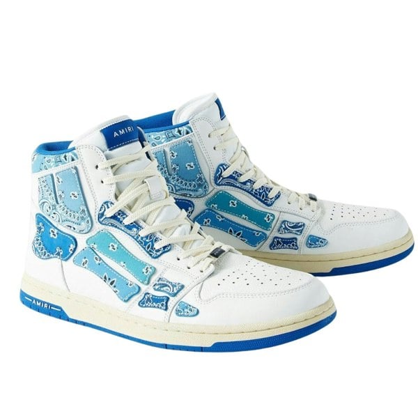 Amiri Skel Top Hi Bandana Blue
