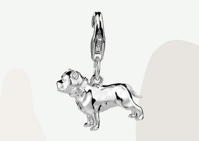 Pitbull Silver Charm - MYLEE London