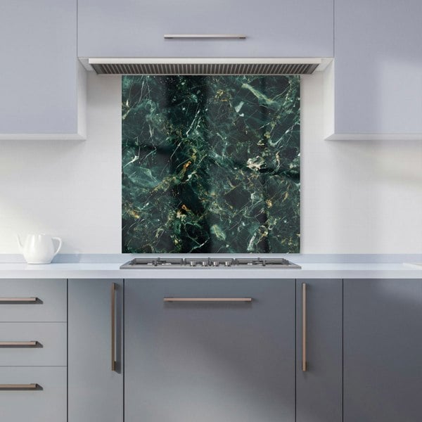 Warren Reed - Designer Deepest Green Quartz Effect Kitchen Splashback