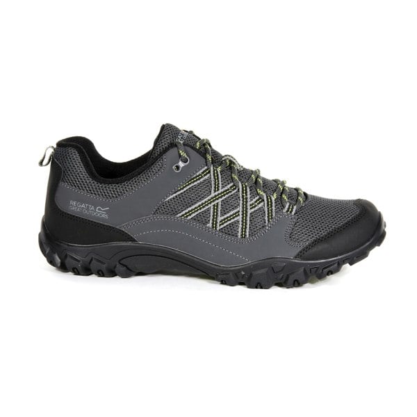 Regatta Men's Edgepoint III Low Rise Hiking Shoes - Briar/Lime Punch