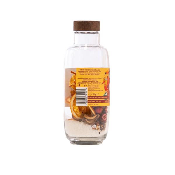 Rear of a Natural & Noble Cocktail Kit Showing Ingredients