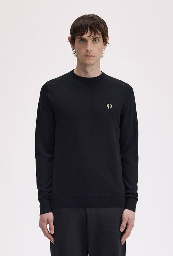 Fred Perry Men's Classic Crew Neck Jumper