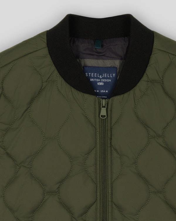 Steel & Jelly addington-onion-quilted-gilet