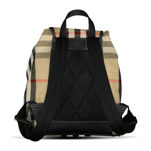 Burberry Enfield Check Canvas Backpack in Archive Beige - chancefashionco