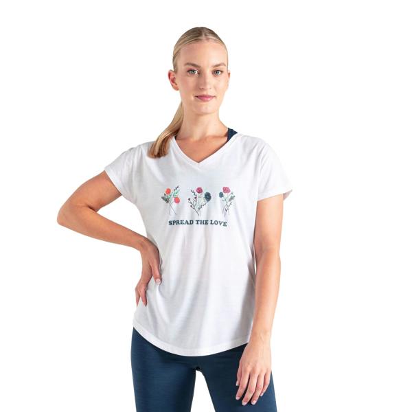 Regatta Womens/Ladies Calm Floral T-Shirt - White - 