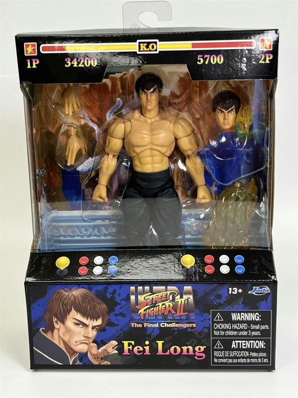 Jada Fei Long Street Fighter II 6 Inch Figure Jada 253252027 34217