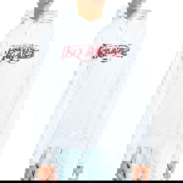 Dsquared2 Cool Fit Canadian Team Logo White Hoodie M