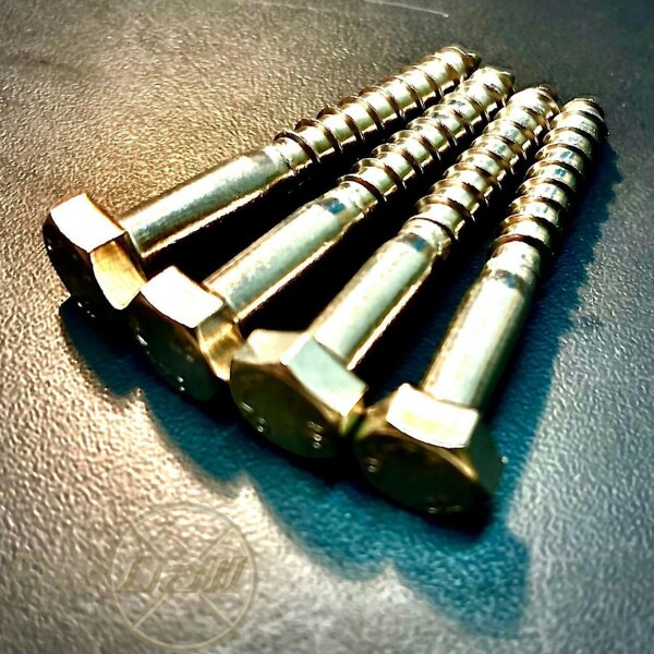 Fixaball 10mm Hex Coach Screw A2 304 Stainless Steel Heavy Duty