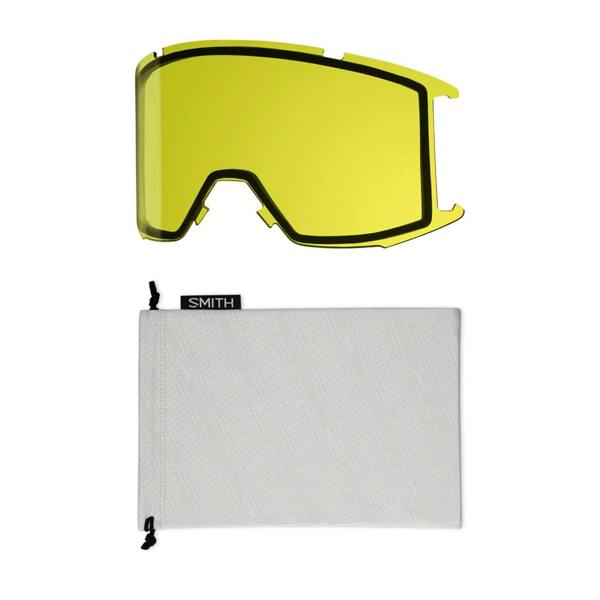 Smith Ski Goggles Squad 0E4 4Y White Vapor ChromaPop Sun Black Yellow