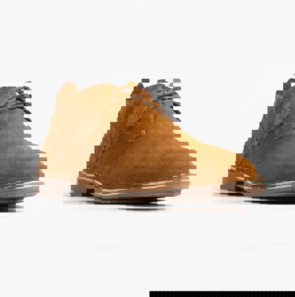 Popps JONAS Mens Suede Desert Shoes Cognac