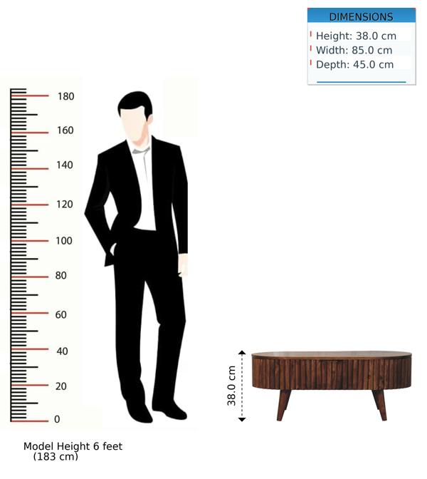 Artisan Furniture Honey Caramel Mokka Coffee Table