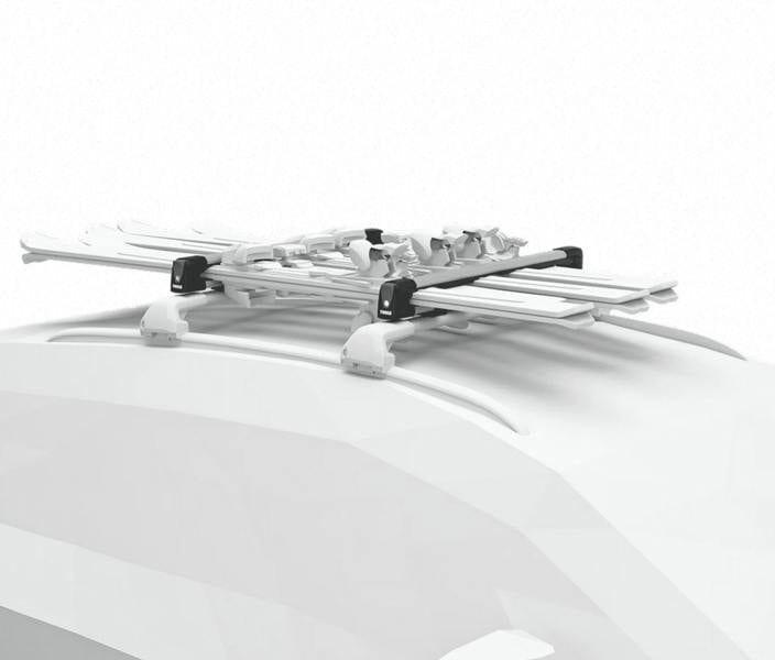 Thule SnowPack L Ski Snowboard Carrier Rack for Roof Bars 732600