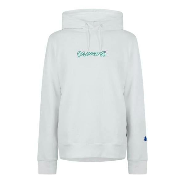 Money Mens Signature Relaxed Fit Hoodie - White - 