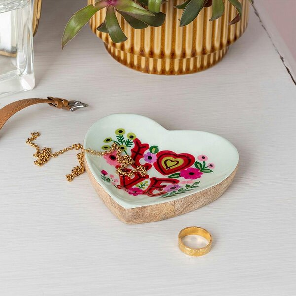 Love Frankie Love Heart-Shaped Trinket Dish