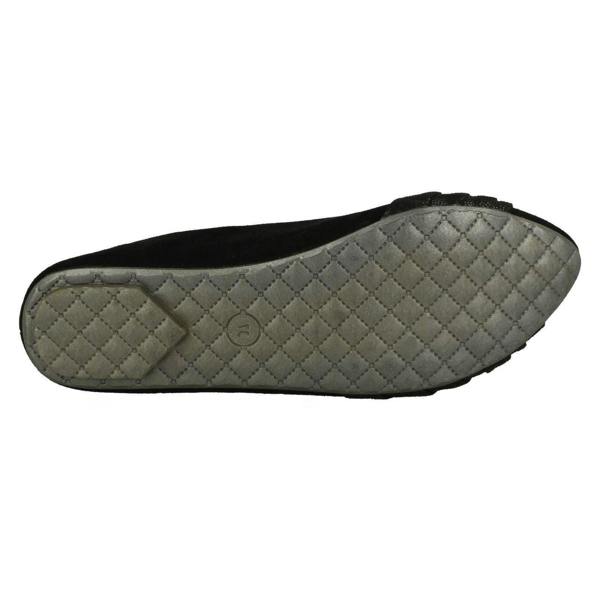 Spot On Ladies Spot On Casual Slip On Ballet Shoes