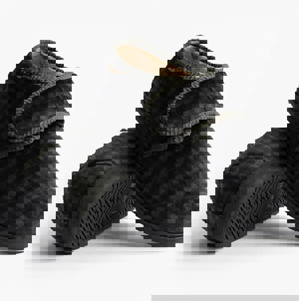 Dr Keller DARREN VELC Mens Touch Fasten Slippers Grey