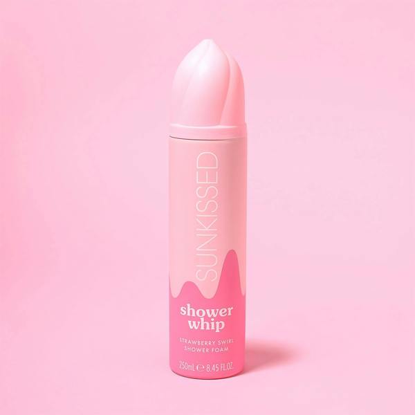 Sunkissed Shower Whip Strawberry Swirl Shower Foam 250ml
