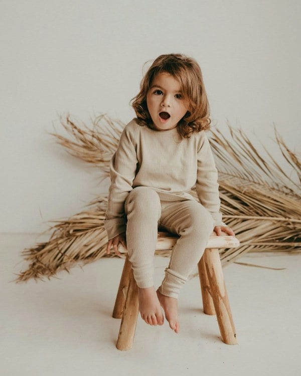 organic cotton Stone Rib Top - image 1