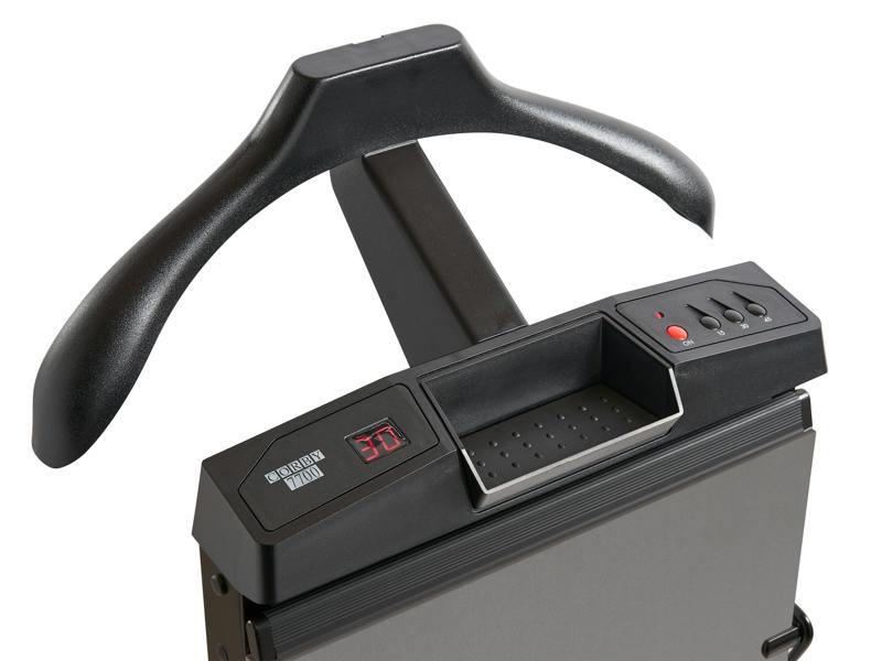 Corby 7700 Trouser Press in Satin Chrome - UK Plug