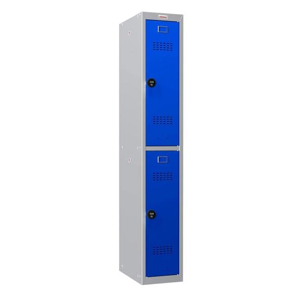 Phoenix Safe Phoenix PL 300D Series PL1233GBC 1 Column 2 Door Personal locker in Blue with Combination Lock