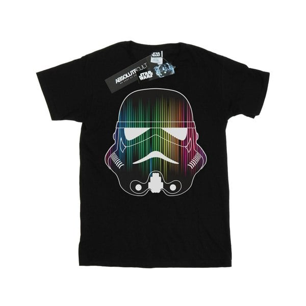 Star Wars Boys Stormtrooper Vertical Lights T-Shirt - Black