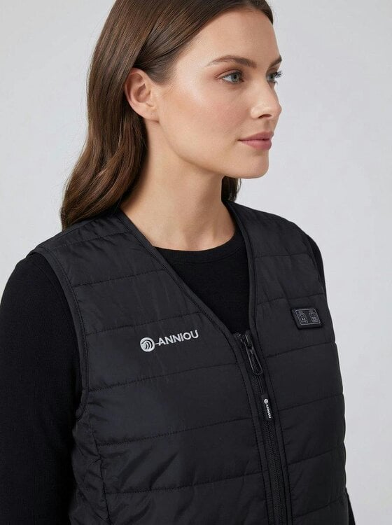 Anniou Women's V-Neck Heated Gilet