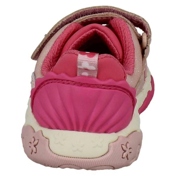 Clarks Girls Clarks Casual Glittery Trainers Tidal Shell