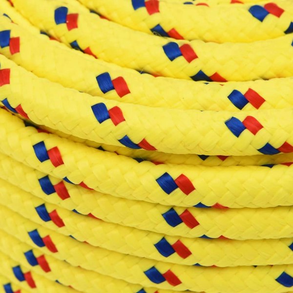Berkfield Boat Rope Yellow 12 mm 250 m Polypropylene