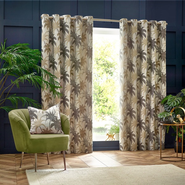 Wylder Tropics Galapagos Jacquard Piped Cushion Cover - Natural