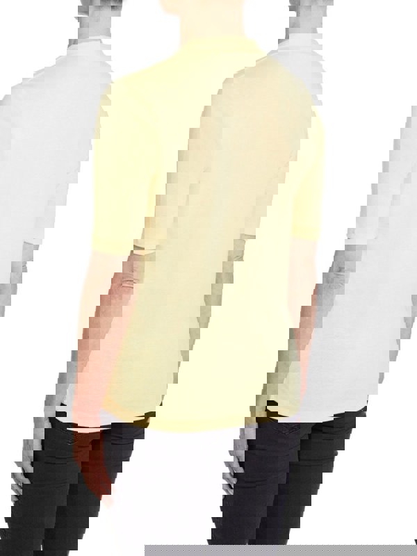 PennyPlain High Back Sweetheart Neck Top - Lemon