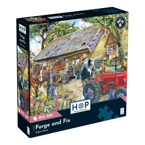 The House of Puzzles Forge and Fix BIG 500 Piece Jigsaw Puzzle