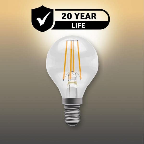 BELL Lighting E14 LED Filament Golf Ball 4.7W Energy Saving Light Bulb
