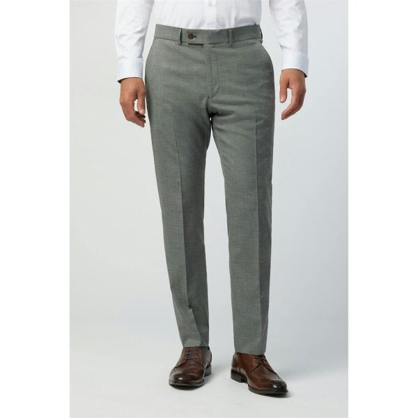 Antique Rogue Regular Fit Blake Grey Texture Trouser