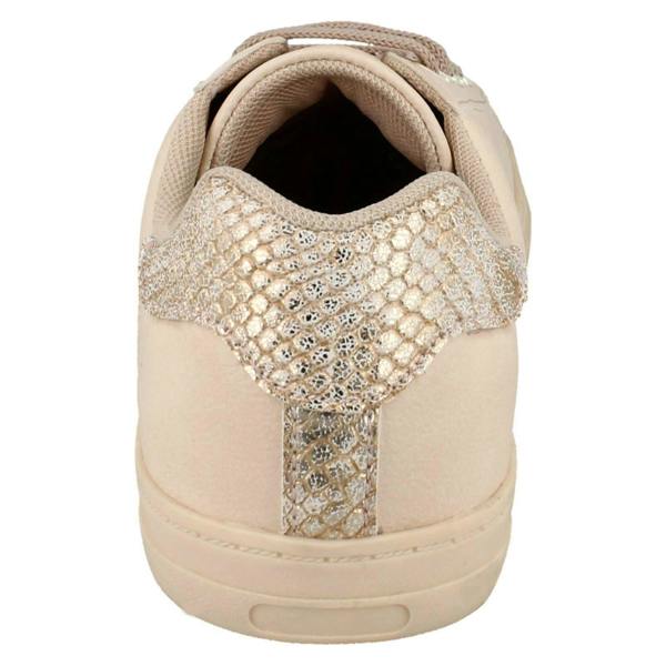 Spot On Ladies Spot On Synthetic Snake Design Casual Trainers