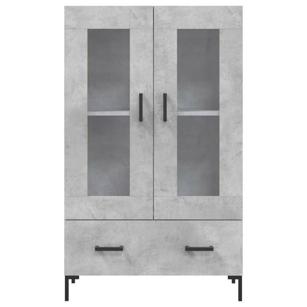 Berkfield Highboard Concrete Grey 69.5x31x115 cm Engineered Wood