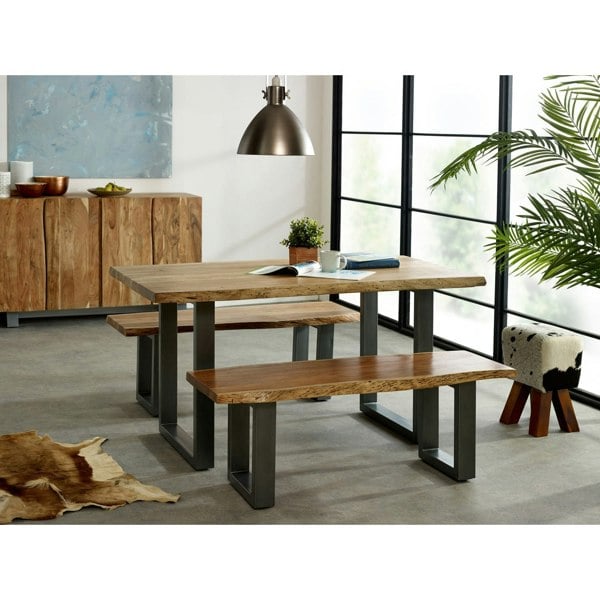 IH Design Knott Live Edge Large Dining Table