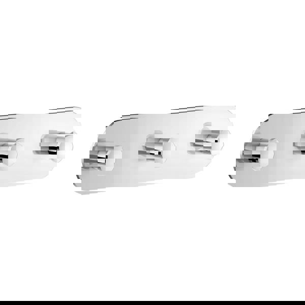 Polished chrome triple towel hook