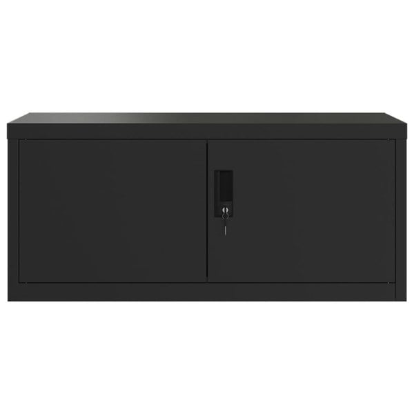 Berkfield File Cabinet Black 90x40x40 cm Steel