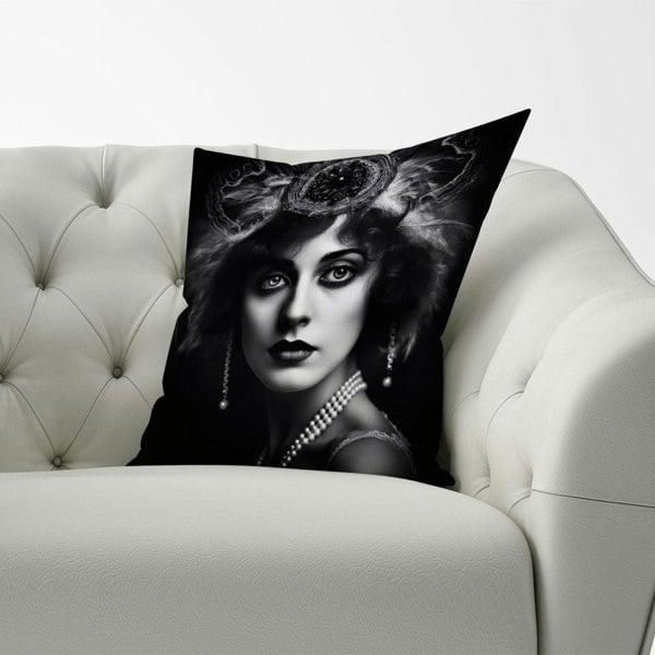 Warren Reed Edwardian Showgirl Splashart Cushions