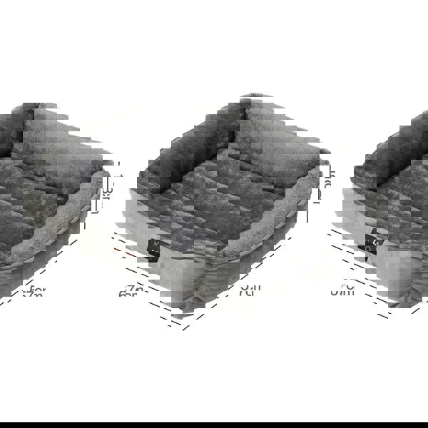 Skylos Orthopedic Dog Bed Soft Arctic Velvet Small Pet Bed Mattress Anti-Slip