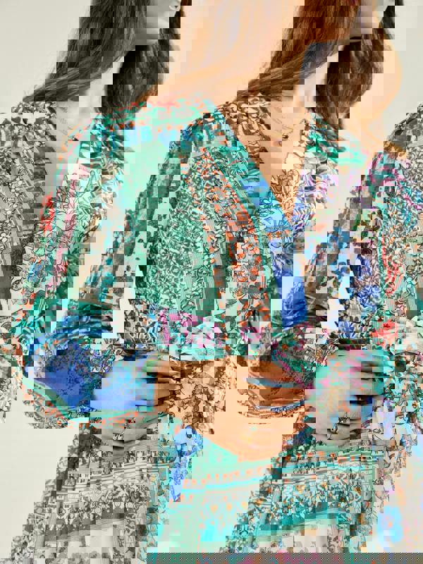 GWD Tinsley Patchwork Print Maxi Dress