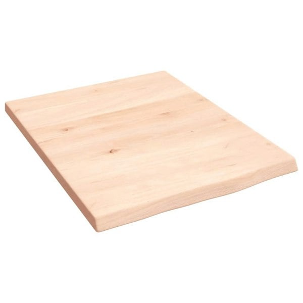 Berkfield Wall Shelf 40x50x2 cm Untreated Solid Wood Oak