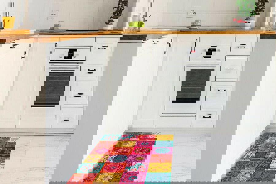 WFM6109 - Colourful Mandala Tiles Rug Mat 120cm x 60 cm