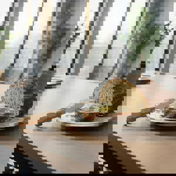 Anygleam Natural Brown 3pcs Wooden Butter Knife Kitchen Food Kitchen Tableware