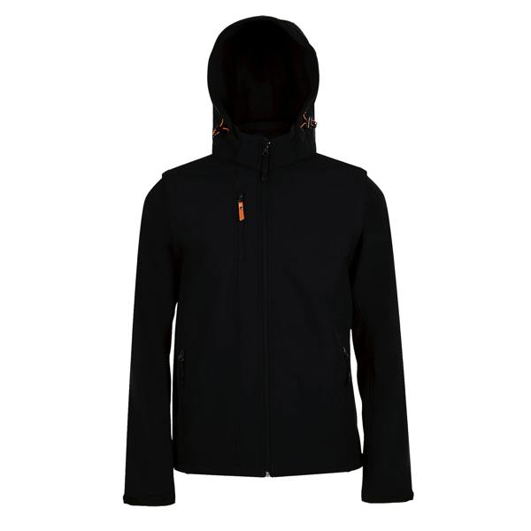 SOLS Mens Transformer Pro Softshell Jacket - Black