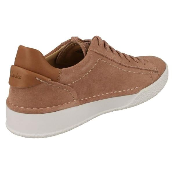 Clarks Ladies Clarks Wedge Heeled Trainers Craft Cup Lace