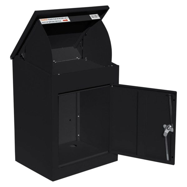 Monstershop Anti-Theft Parcel Post Box - Black