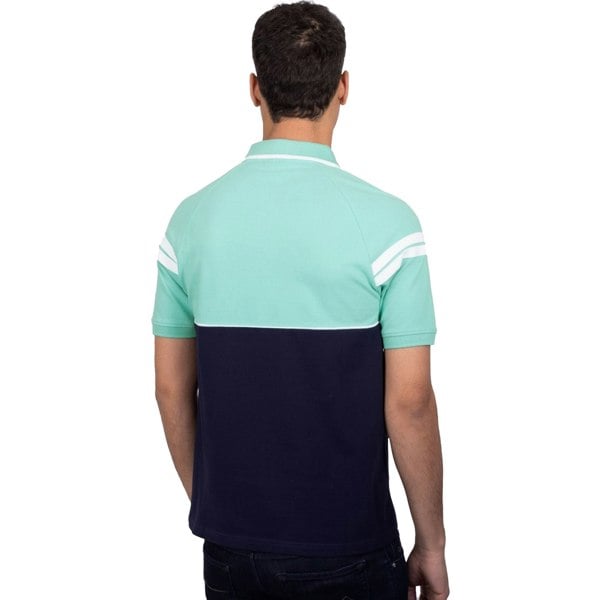 Sergio Tacchini Cambio Polo Shirt Pool Blue/Maritime Blue/White